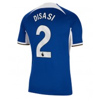 Camisa de time de futebol Chelsea Axel Disasi #2 Replicas 1º Equipamento 2023-24 Manga Curta